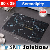 2021 New Product Q-Elastic Diatomite Soft Bath Floor Mat Foldable Rubber Ultra Absorbent Dry Anti Slip Bacterial