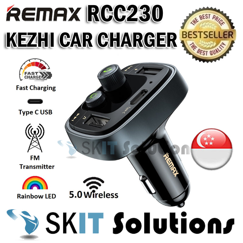 Remax RCC230 Kezhi Car Cigarette Charger FM Transmitter