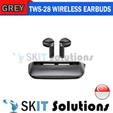 Remax TWS-28 True Wireless Earbuds Bluetooth Touch Ultrathin Metal Music Call Headset Earpiece Mic