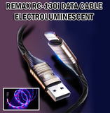 Remax Luminous EL Data Cable iPhone Lightning Wire Colourful Lights Ultimate Edition RC-130i