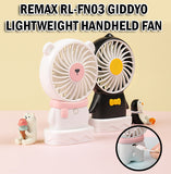 Remax Life Desktop Handheld Fan Portable Lightweight Light Travel RL-FN03 Giddyo Series