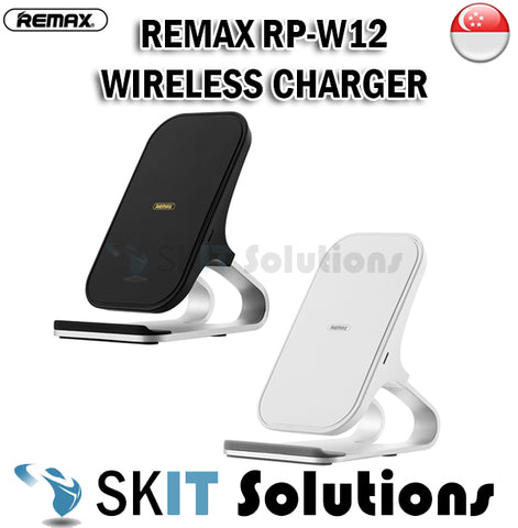 Remax RP-W12 Wireless Charger Phone Stand Fast Charge Aluminium Alloy Comfortable Angle Sleek Design