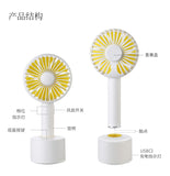 Rotating Handy Fan 120 Degrees Table Stand Portable Rotation Rotate Easy to Use GXZ-F812