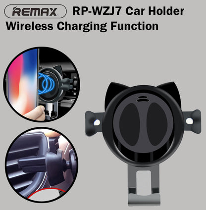 Remax RP-WZJ7 Car Phone Holder with Wireless Charging Function Air Vent Vehicle