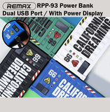 Remax RPP-93 Container Power Bank Powerbank 10000mAh Portable Charger Charging