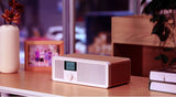 Remax RB-H8 Retro Bluetooth Speaker AUX Stereo Music Player Amplifier Clock Alarm