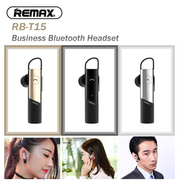 Variant plaag ten tweede Remax RB-T15 Business HD Voice Bluetooth Headset Earphone Earpiece Sam – SK  I.T. Solutions