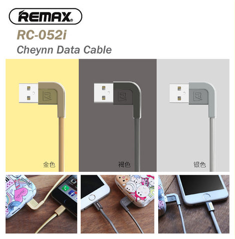 Remax RC-052i Cheynn 1 Metre Super Fast Charging Data Transfer Cable IOS Apple