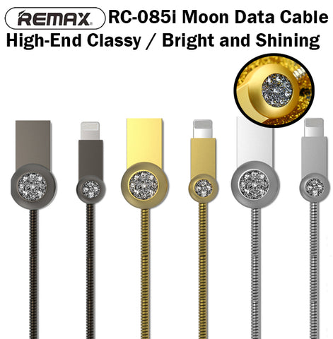 Remax RC-085i Moon Data Cable Shiny Diamond Design Lightning iPhone iOS Apple