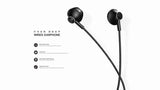 Remax RM-711 Wired Earphone Earpiece Headset Wire HD Mic Music Phone Handphone