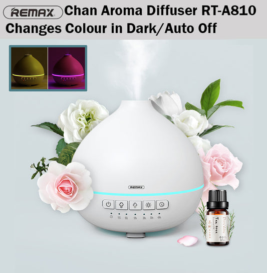 Remax RT-A810 Chan Aroma Diffuser Aromatherapy Fragrance Ambient Night Light