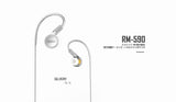 Remax RM-590 Triple Moving Coil Earphone Earpiece In Ear Phone Music Handphone