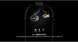 Remax RM-590 Triple Moving Coil Earphone Earpiece In Ear Phone Music Handphone