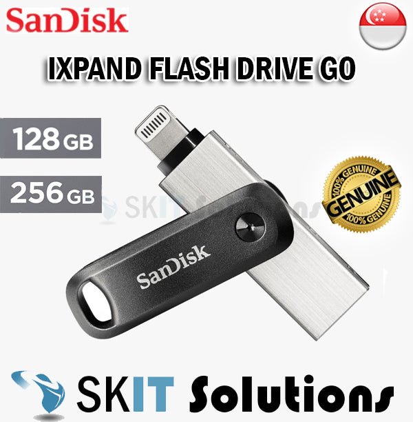 SanDisk iXpand Flash Drive Go USB 3.0 Lightning Thumbdrive Fast Transf