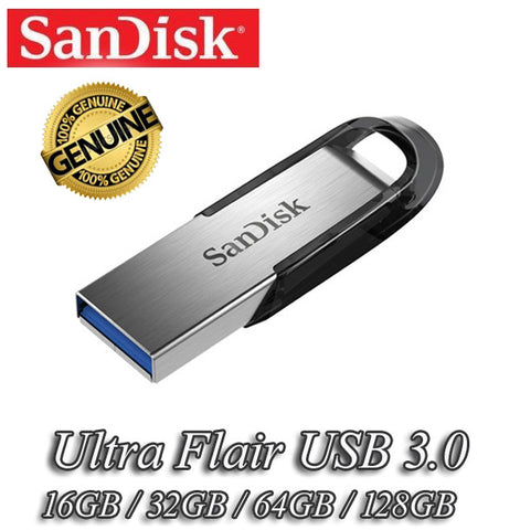 Sandisk Ultra Flair USB 3.0 Flash Thumb Drive 16GB 32GB 64GB 128GB