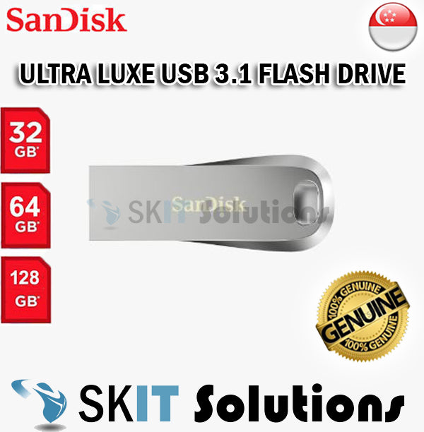 SanDisk Ultra Luxe USB 3.1 Flash Drive Thumbdrive Fast Transfer High Storage ★32GB 64GB 128GB