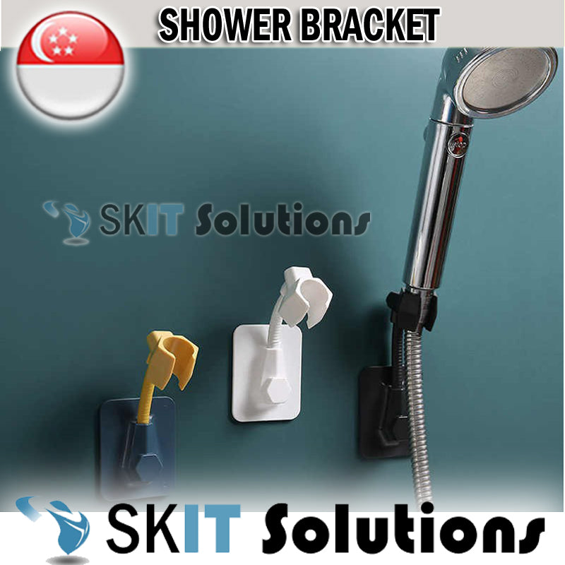 Shower Bracket Adjustable Shower Powerful Racks Punch-free Multifunction Universal Paste-type Holder