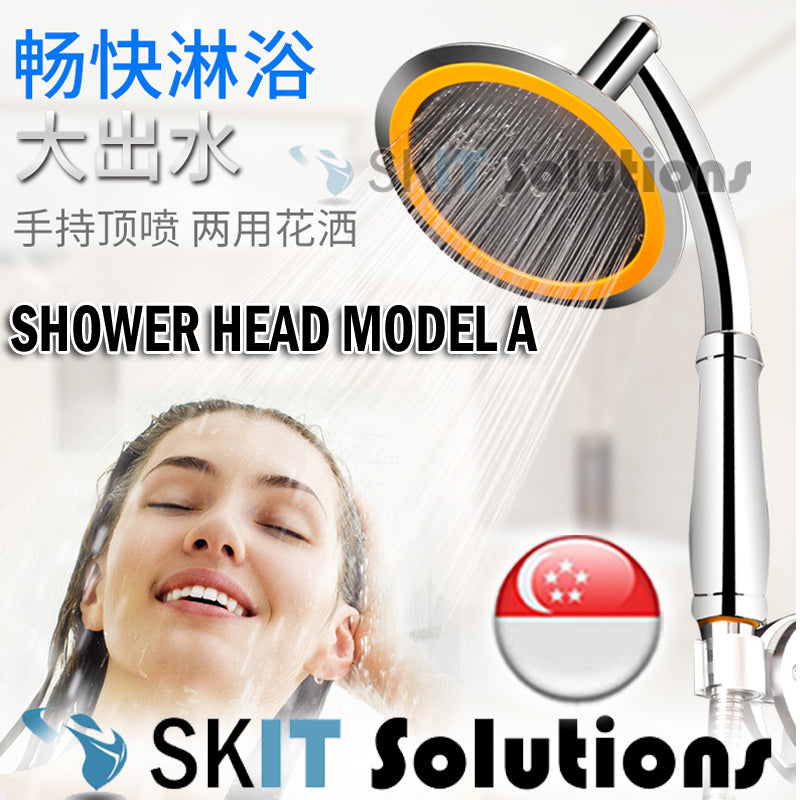 Adjustable Top Spray Water Rainfall Showerhead High Pressure Sprayer Nozzle Sprinkler Shower Head