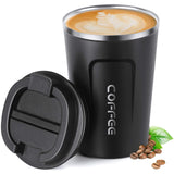 Stainless Steel Coffee Cup Mug Vacuum Insulated Thermal Tumbler Keep Warm Cold with Sealed Lid