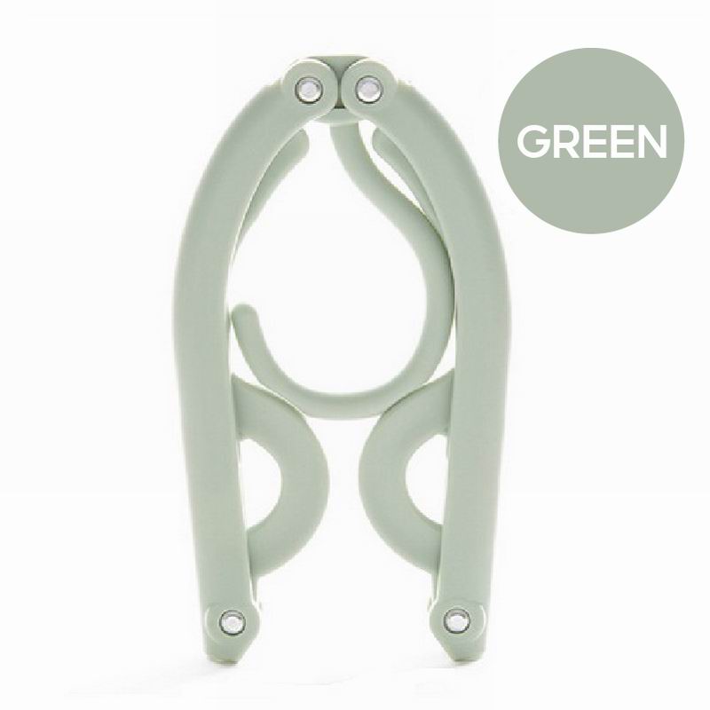 Foldable Travel Hanger Bundle Of 10 Non-slip Portable Clothes Towel Multifunction Closet Organizer