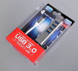Self Power 4 Port USB 3.0 Hub Type C and USB Ports 5GBPS Connector High Speed