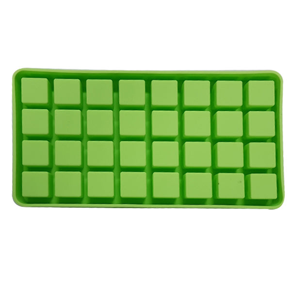 Silicone Ice Mould Tray with Lid 32 Compartments Easy Twist Dishwasher Safe