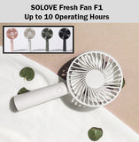 SOLOVE F1 Fresh Fan Portable Light Standfan Stand Strong Wind Easy to Carry