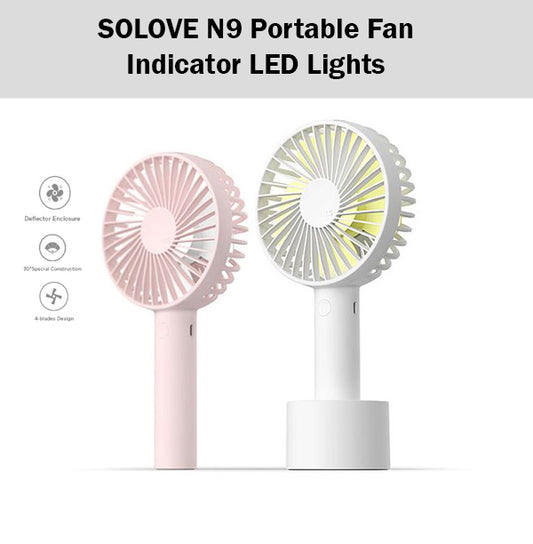 SOLOVE N9 Fan Portable Light Easy to Carry Travel Standfan Stand Strong Wind