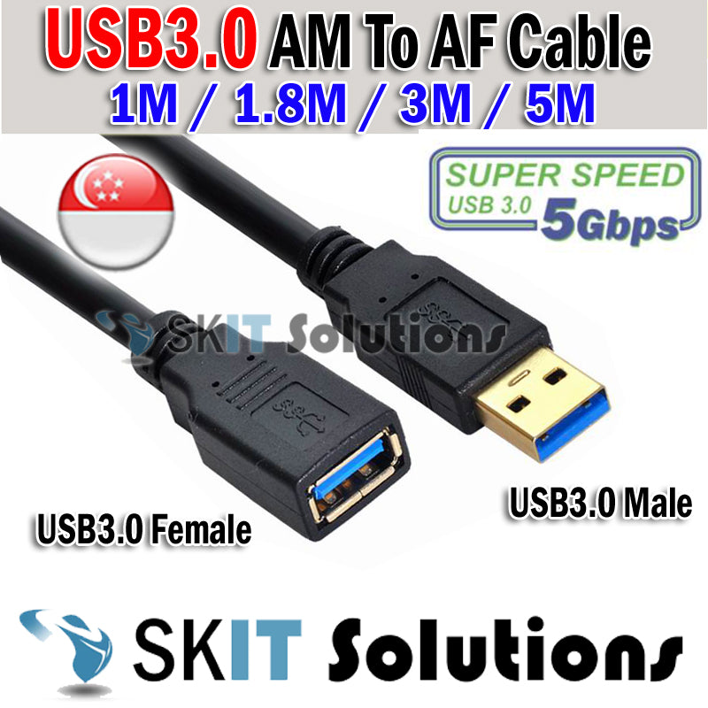 USB 3.0 A Male AM to USB3.0 A Female AF Extension Cable TYPE-A High-Speed Transmission Data Line
