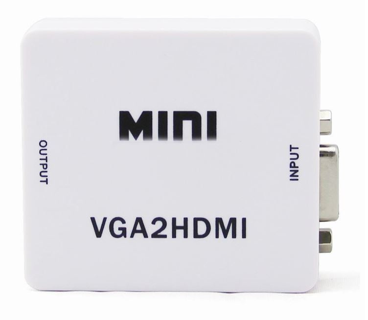 VGA to HDMI HD Video Converter Adapter Switch Box Portable Flexible Plug Play