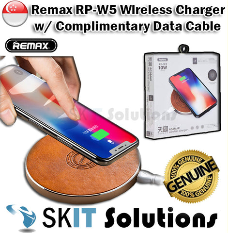 Remax RP-W5 Acemar Wireless Charger 10W IOS Android Fast Charging is Portable