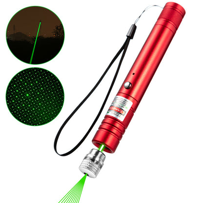 Green Laser Pointer Rechargeable USB Long Range High Power Flashlight Star Light Mode Visible Beam
