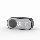 Z7 Alarm Clock Bluetooth Digital Stereo Speaker LED Display Multifunction Mirror FM Radio Dual Use