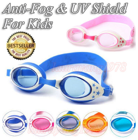 Kids Underwater Swimming Goggles Star Design for Normal Vision