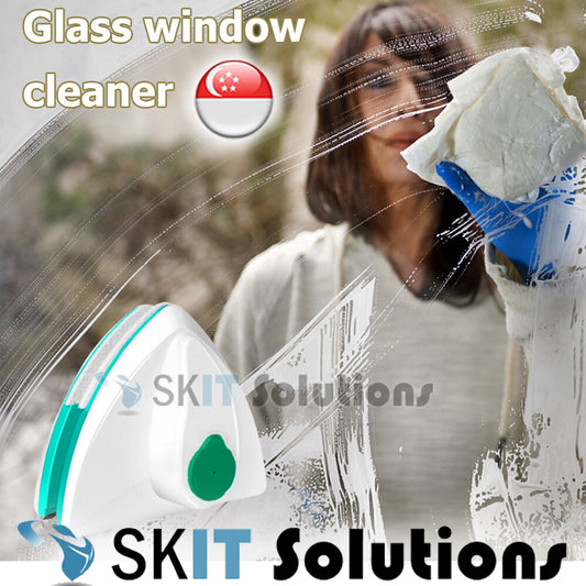 Water Injection Glass Cleaner Magnetic Double Faced Window Effortless Safe Cleaning Tool Dust Wiper