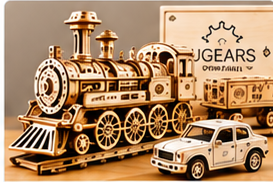 UGEARS wooden mechanical models